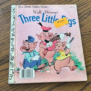 Walt Disney Three Little Pigs Little Golden Book